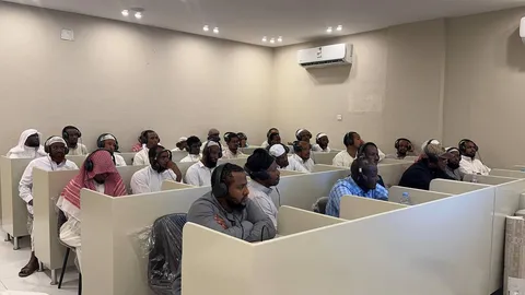 صورة 1 من جمعية الدعوة بالملحاء تفعّل مشروع «ترجمان» في اللقاء الأسبوعي للجالية الآثيوبية